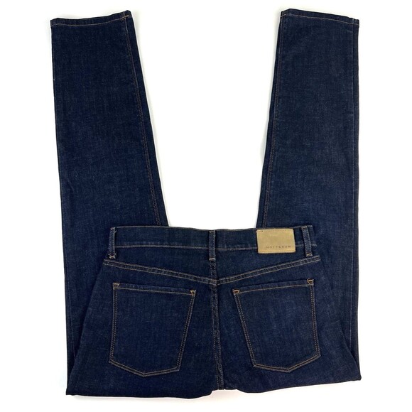 Mott & Bow Slim Crosby Denim Jeans Mens 32x32 Dark Wash Blue Stretch - Picture 2 of 9